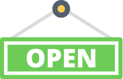 open sign 